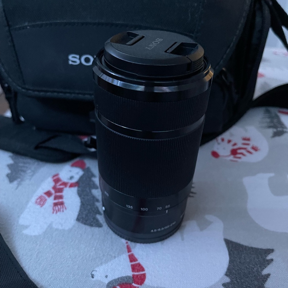 brand new! used maybe 2-3 times, comes with charger, and different lens’s!!